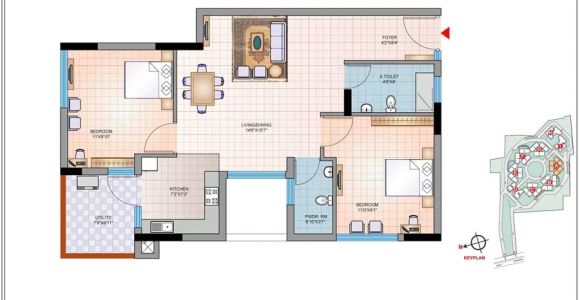 2 Bhk Home Plan 2 Bhk House Plans Home Design and Style