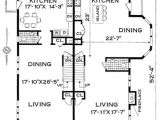 2 Family House Plans Narrow Lot Three Bedroom Duplex Home Design