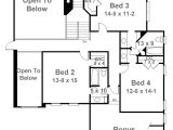 2 Floor Home Plans Laurens 5991 4 Bedrooms and 3 Baths the House Designers