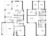 2 Story House Floor Plans with Measurements Two Storey House Floor Plan Homes Floor Plans