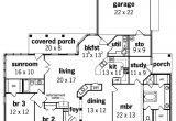 2000 Sq Ft Bungalow House Plans European Style House Plan 3 Beds 2 Baths 2000 Sq Ft Plan