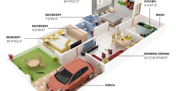 20×40 House Plan 3d 20×40 Apartment Plan Joy Studio Design Gallery Best Design