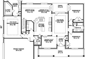 2300 Sq Ft House Plans Country Style House Plans 2300 Square Foot Home 1