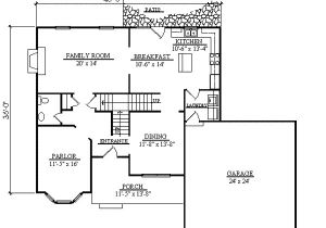 2300 Sq Ft House Plans Traditional Style House Plan 4 Beds 2 5 Baths 2300 Sq Ft