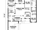 2300 Square Foot House Plans Ranch Style House Plans 2300 Square Foot Home 1 Story