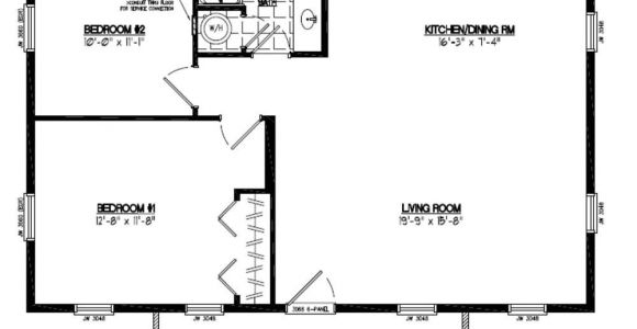 24×36 Pole Barn House Plans 24×36 Pioneer Certified Floor Plan 24or1202 Custom