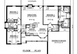 3 Bedroom Homes Floor Plans with Garage 1504 Sqaure Feet 3 Bedrooms 2 Bathrooms 2 Garage Spaces 57
