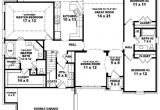 3 Bedroom Homes Floor Plans with Garage Simple House Plan with 3 Bedrooms and Garage House Floor