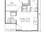 300 Sq Ft Home Plans Cottage Style House Plan 2 Beds 1 Baths 300 Sq Ft Plan