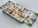 3d Home Plan Design Apartment Designs Shown with Rendered 3d Floor Plans