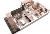 3d Plan Home 25 More 3 Bedroom 3d Floor Plans