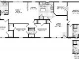 4 5 Bedroom Mobile Home Floor Plans 4 Bedroom Modular Home Plans Smalltowndjs Com