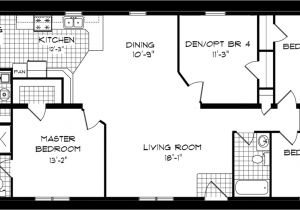 4 5 Bedroom Mobile Home Floor Plans 4 Bedroom Trailer Floor Plans Modular Home 4 Bedroom