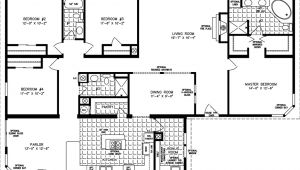 4 5 Bedroom Mobile Home Floor Plans Manufactured Homes Floor Plans Jacobsen Homes
