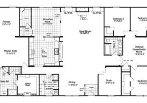 4 5 Bedroom Mobile Home Floor Plans the Floor Plan for the Evolution Model Home by Palm Harbor