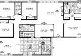 4 Bed 3 Bath Manufactured Home Floor Plans Four Bedroom Mobile Homes L 4 Bedroom Floor Plans