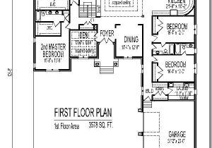 4 Bedroom 3 Bath House Plans with Basement 3500 Sf 4 Bedroom Single Story Home Plan 3 Bath Basement
