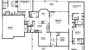 4 Bedroom Home Floor Plans 4 Room House Plans Home Plans Homepw26051 2 974 Square