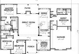 4 Level Home Plans 4 Bedroom Single Story House Plans Dream Home