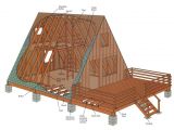 A Frame House Plans and Prices A Frame Log Cabin House Plans House Design Plans