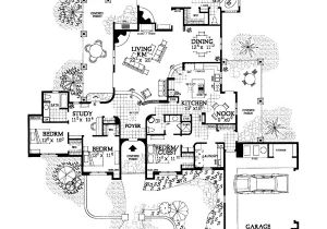 Adobe Style Home Plans Adobe southwestern Style House Plan 4 Beds 3 Baths