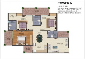 Ajnara Homes Noida Extension Floor Plan Ajnara Homes Floor Plan Noida Extension Greater Noida West