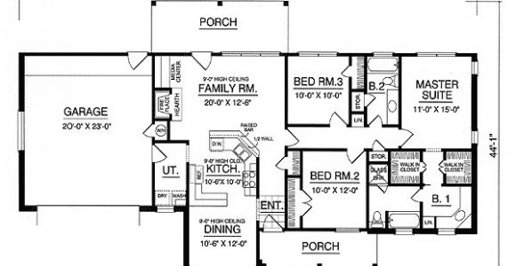 American House Plans with Photos Affordable American Country Home 7472rd 1st Floor