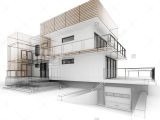 Architecturally Designed House Plans Architectural Drawing Of A House Autocad Vector 93734254