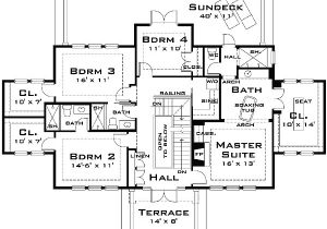 Big Family Home Floor Plans Plan W44040td for the Large Family E Architectural Design