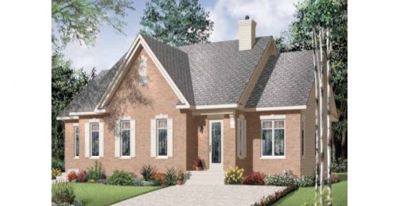 Brick Bungalow House Plans Beautiful Brick Duplex Hwbdo67663 Bungalow Multi Family