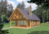 Cabin Homes Plans Small Log Home with Loft Small Log Cabin Homes Plans