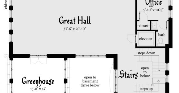 Castle Home Floor Plans Chinook Castle Plan by Tyree House Plans