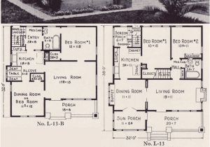 Classic Bungalow House Plans 1922 Classic California Style Bungalow House Plans E W