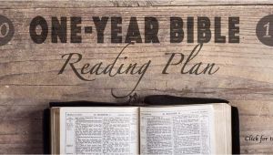Coming Home Network Bible Reading Plan Daily Reading Plan One Community Church