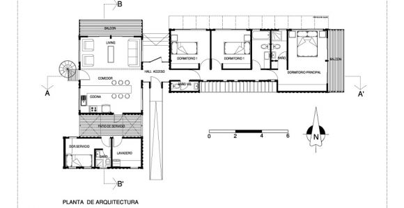 Container Home Floor Plans Bright Cargo Container Casa In Chile