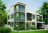 Contemporary Home Plan White Modern Contemporary House Plans Modern House Plan