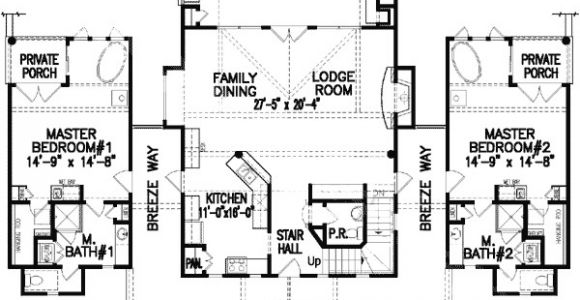 Dual Master Suite Home Plans Dual Master Bedrooms 15705ge 1st Floor Master Suite