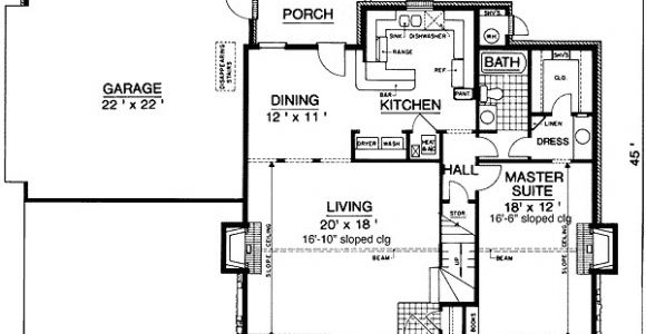 Energy Star House Plans Energy Efficient Tudor Home Plan 55087br 1st Floor