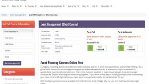 Event Planning Courses From Home Free event Planning Courses