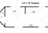 Fish House Trailer Plans 2015 yetti Outpost 6 5×16 Travel Trailer Fish House Stock