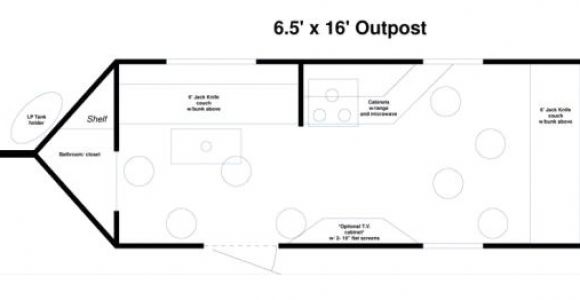 Fish House Trailer Plans 2015 yetti Outpost 6 5×16 Travel Trailer Fish House Stock