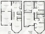 Floor Plans for 2 Story Homes Beautiful 4 Bedroom 2 Storey House Plans New Home Plans