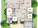 Floor Plans for Homes with Pools House Plan 78105 at Familyhomeplans Com