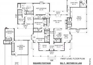 Floor Plans for House with Mother In Law Suite House Plans with Mother In Law Suites Sullivan Home