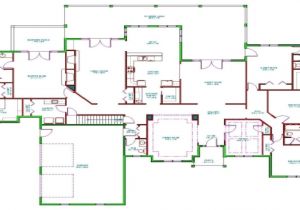 Floor Plans for One Level Homes Raised Ranch House Split Ranch House Floor Plans Single