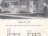 Four Square Home Plans Prairie Box American Foursquare 1908 Radford Plan No 7079
