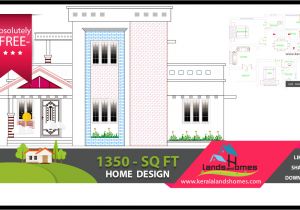 Free Kerala Home Plans 1370 Sq Ft Free Kerala Home Design Plans within Your