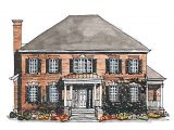 Georgian Style Home Plans Georgian House Plan with 3380 Square Feet and 4 Bedrooms S
