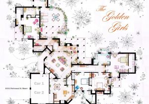 Golden Homes Plans Floor Plans Of Homes From Famous Tv Shows