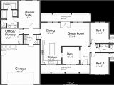 Great Room House Plans One Story Single Level House Plans One Story House Plans Great